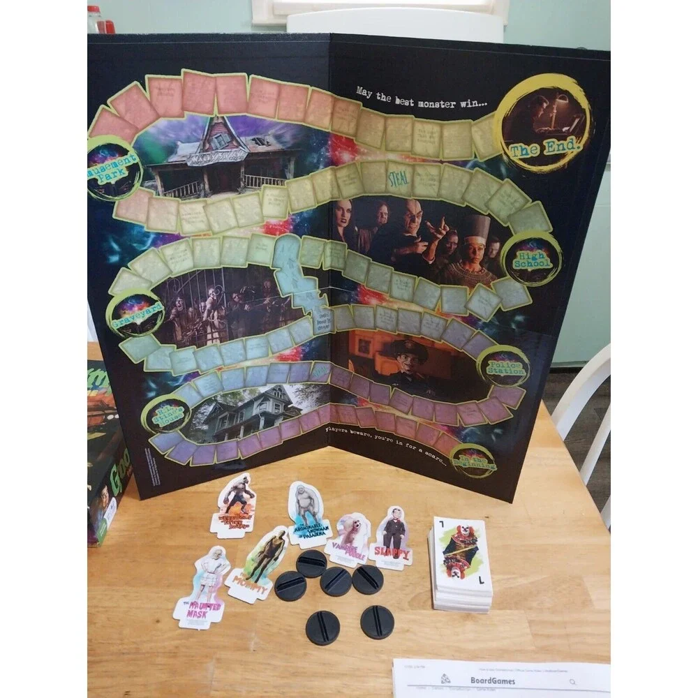Goosebumps Halloween The Monster Mayhem In Madison Board Game
